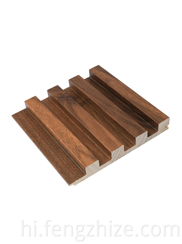 Wood plastic exterior wall panel